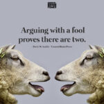 Arguing With A Fool Proves There Are Two Unravel Brain Power