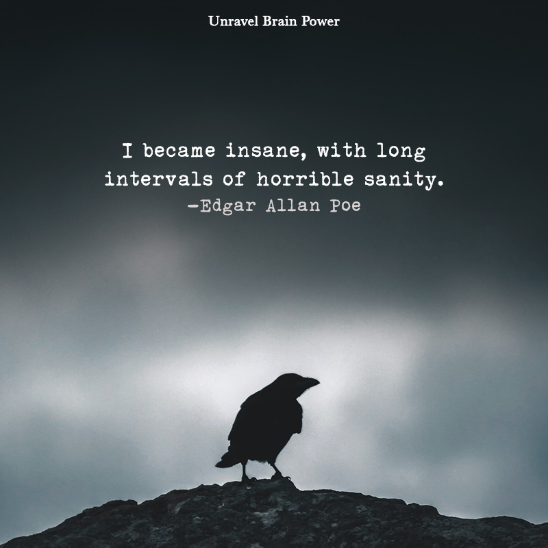 I Became Insane, With Long Intervals Of Horrible Sanity.
