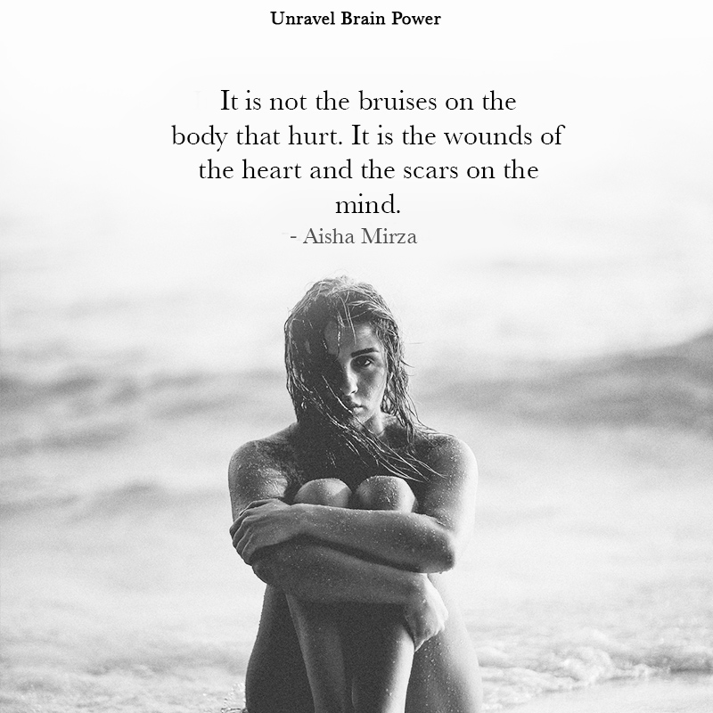 “It Is Not The The Bruises On The  Body That Hurt