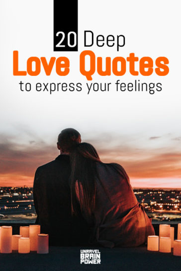 20 Deep Love Quotes To Express Your Feelings - Unravel Brain Power