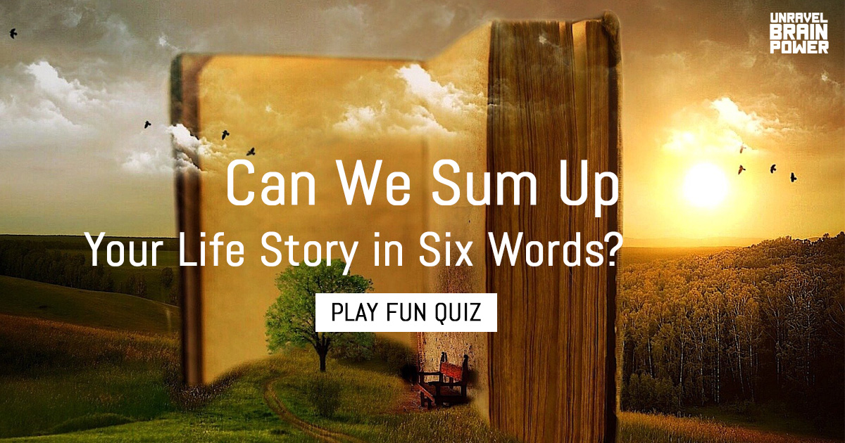 Can We Sum Up Your Life Story in Six Words?