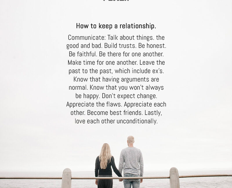 How To Keep A Relationship