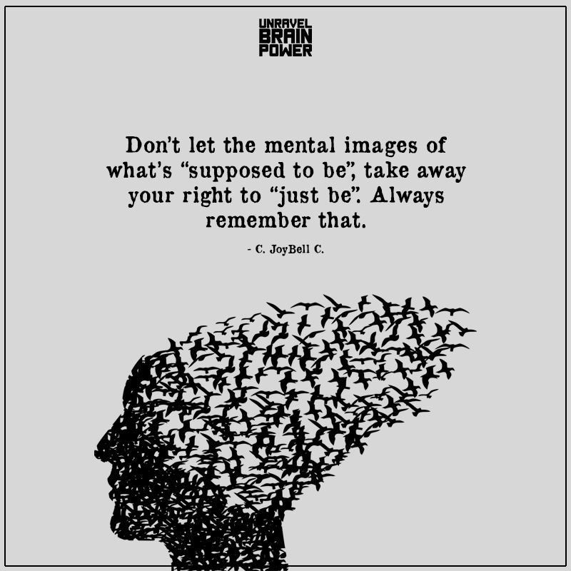 Don’t Let The Mental Images Of What’s “Supposed To Be”