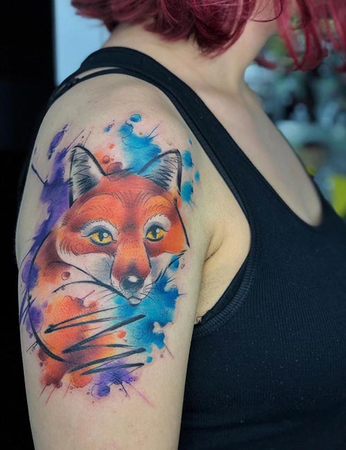 Watercolor tattoos ( Popular Tattoo and meaning )