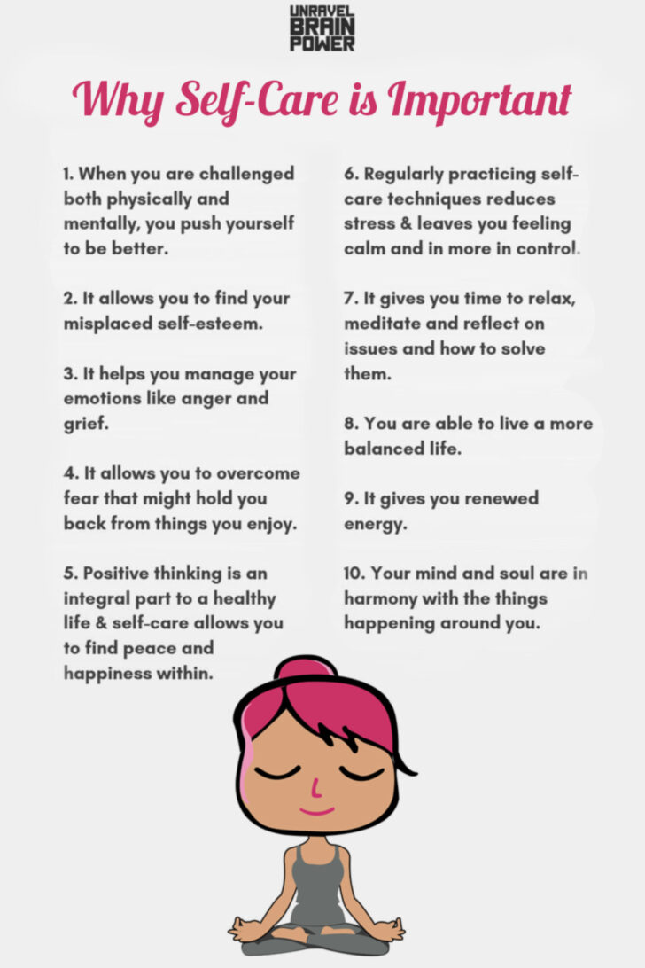 Why Self-Care is Important : 10 Tips for Self-Care - Unravel Brain Power