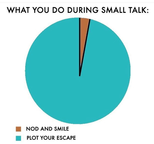 What You Do During Small Talk