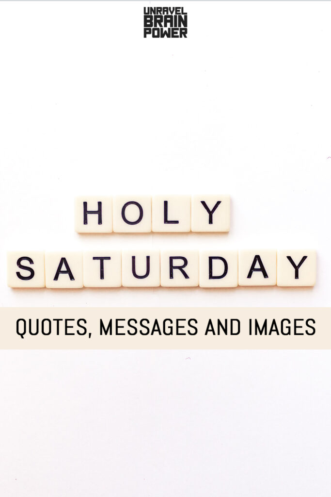 Holy Saturday 2021 Quotes, Messages and Images