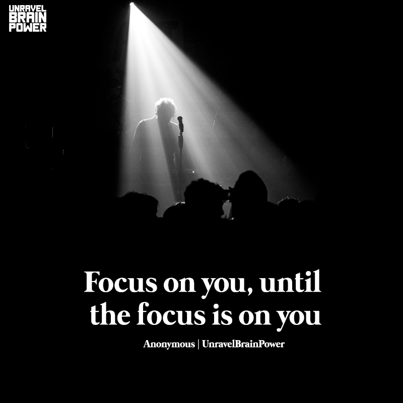 Focus On You, Until The Focus Is On You