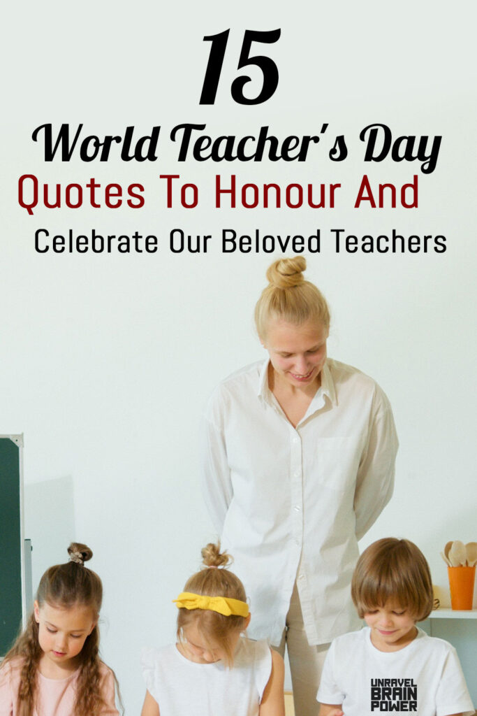 World Teacher's Day Quotes 2021 pin