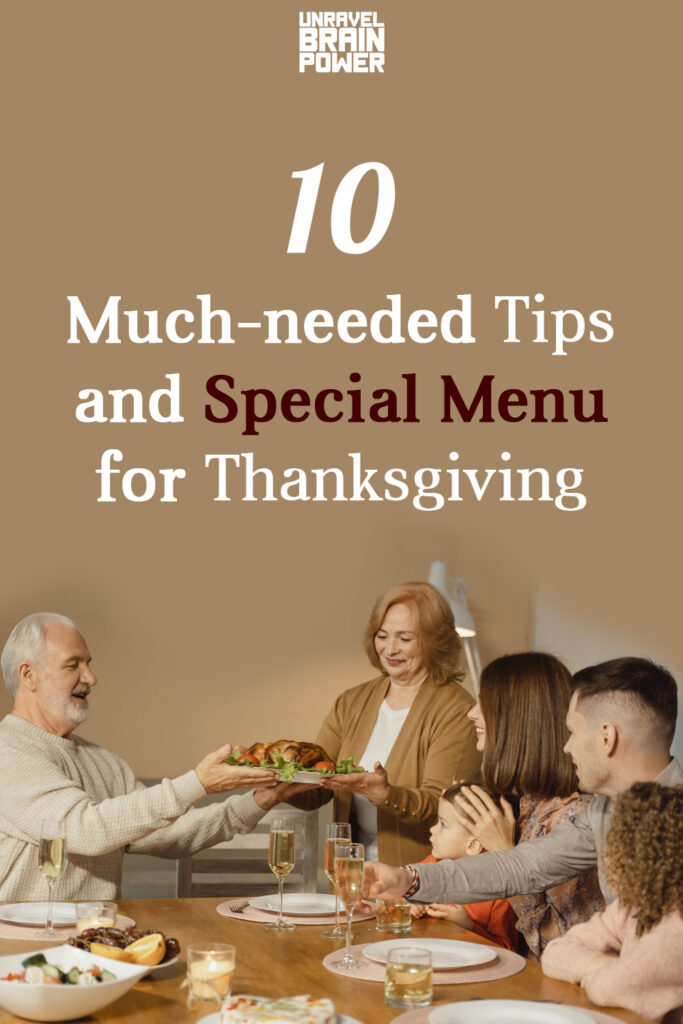 10 Much-needed Tips and Special Menu for Thanksgiving