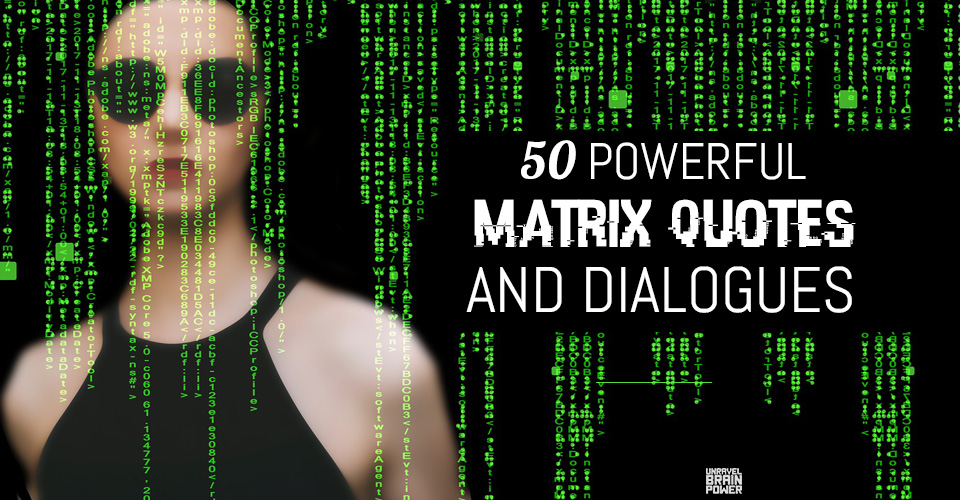 50 Powerful Matrix Quotes And Dialogues
