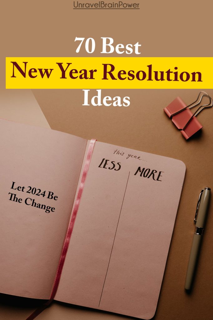 70 Best New Year Resolution Ideas