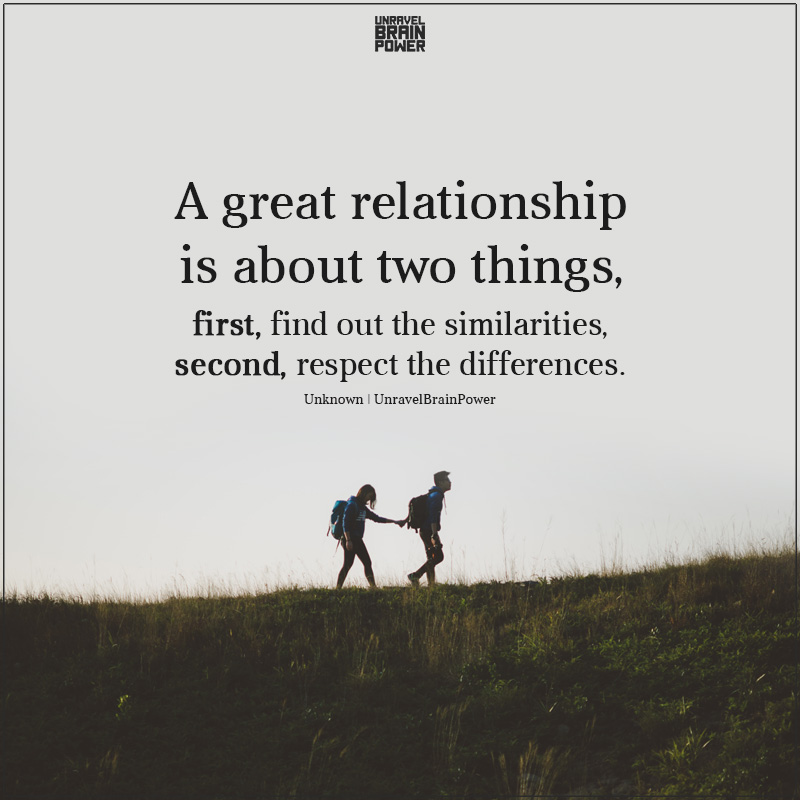 A Great Relationship Is About Two Things