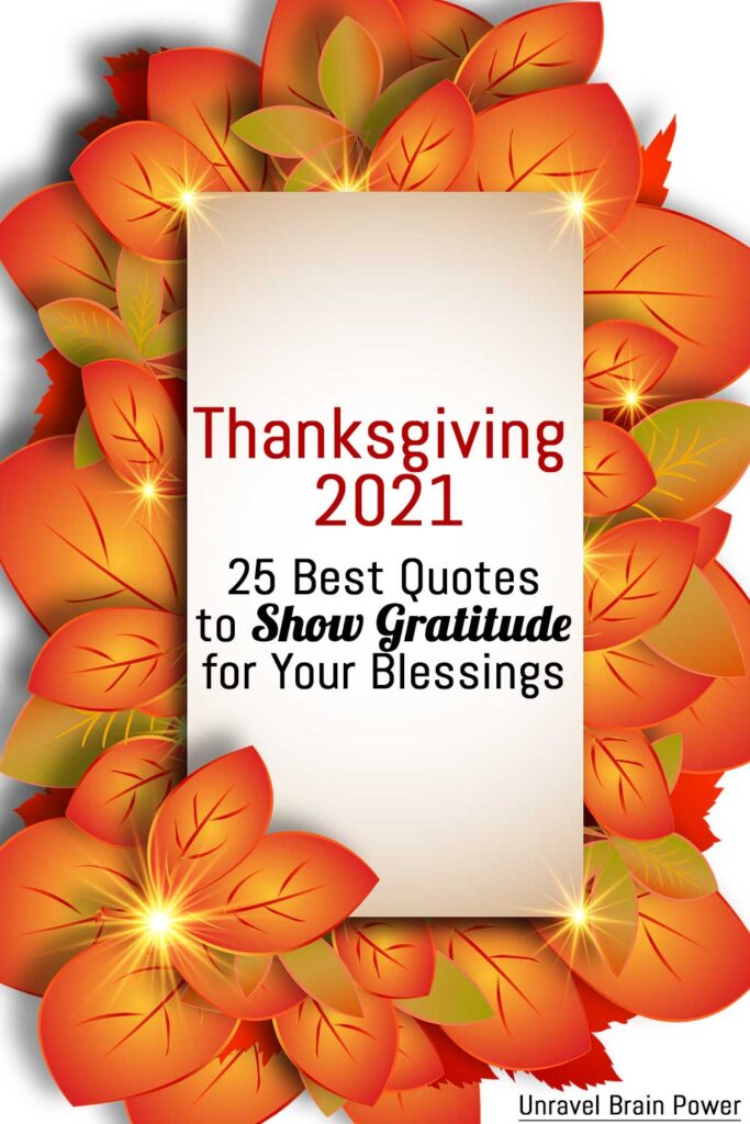 Thanksgiving 2021 : 25 Best Quotes to Show Gratitude for Your Blessings