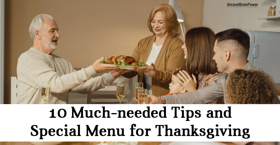10 Much-needed Tips and Special Menu for Thanksgiving