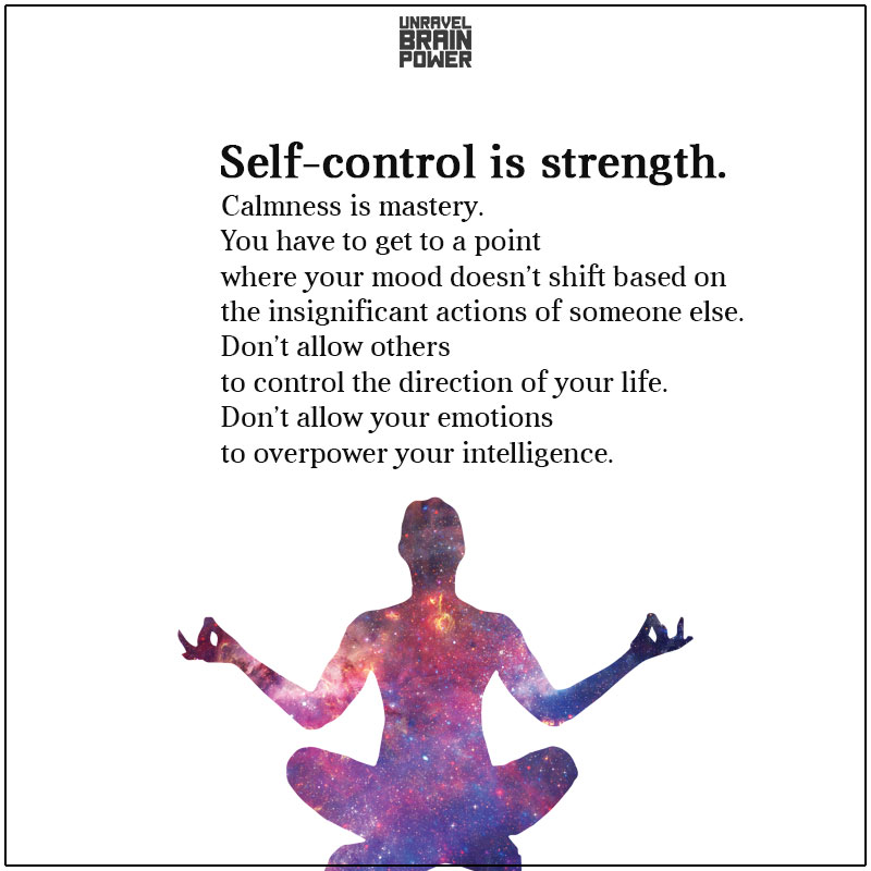 Self-Control Is Strength
