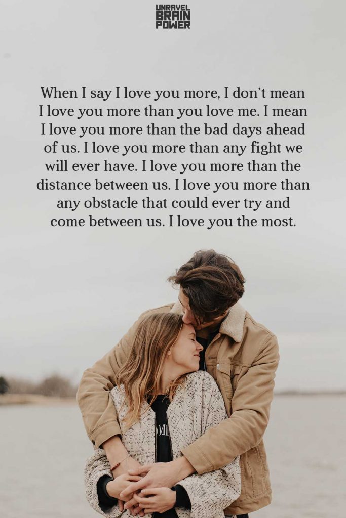 When I Say I Love You More quotes