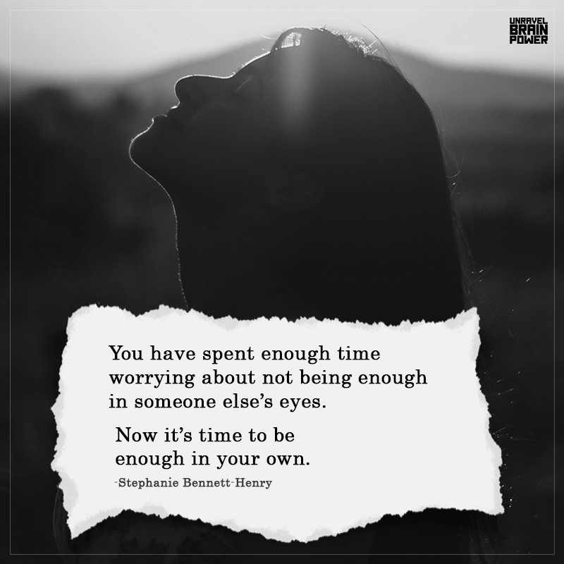 You Have Spent Enough Time Worrying