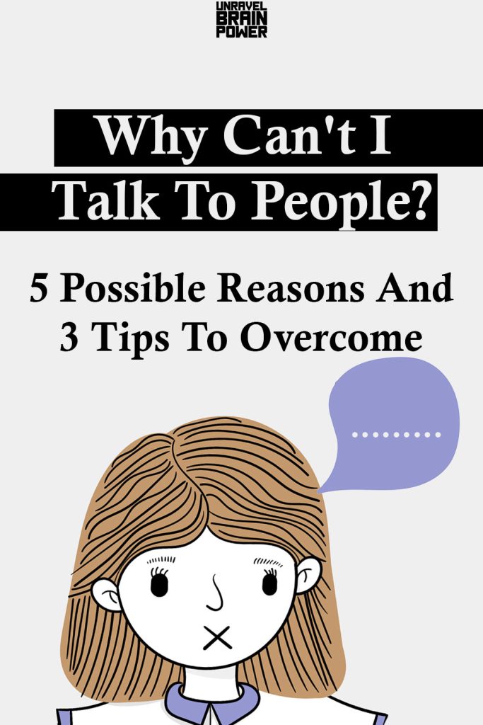 Why Can't I Talk To People?