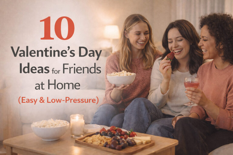 10 Valentine’s Day Ideas for Friends at Home