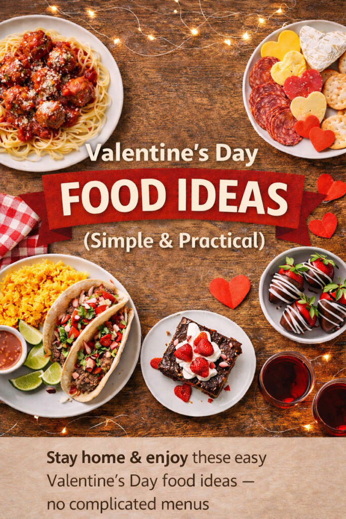 Valentine’s Day Food Ideas at Home (Simple & Practical)