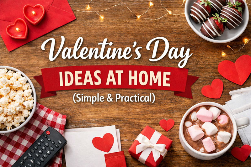 Valentine’s Day Ideas at Home (Simple & Practical)