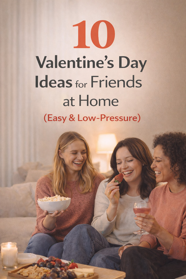 Valentine’s Day Ideas for Friends at Home