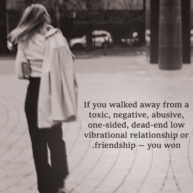 You Won When You Walked Away